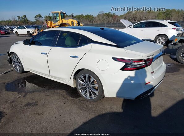 1N4AA6FV7MC511917 2021 NISSAN MAXIMA PLATINUM Белый Задняя левая четверть