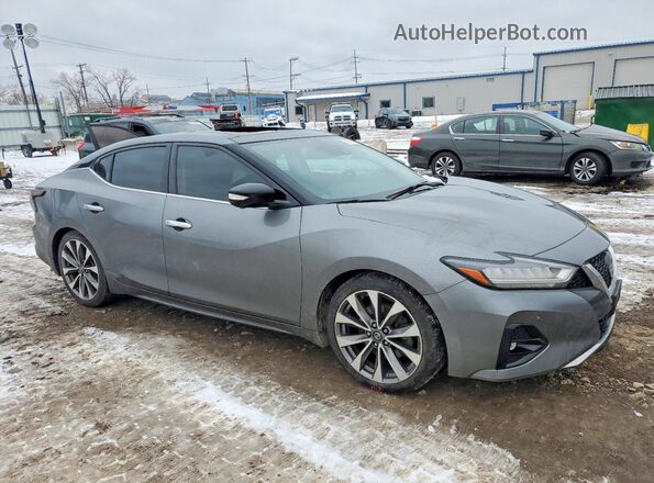 1N4AA6FV9MC509151 2021 NISSAN MAXIMA PLATINUM Gray Przód prawy