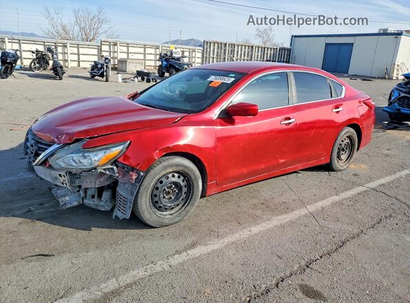 1N4AL3AP1HN302815 2017 NISSAN ALTIMA Красный Передняя левая четверть
