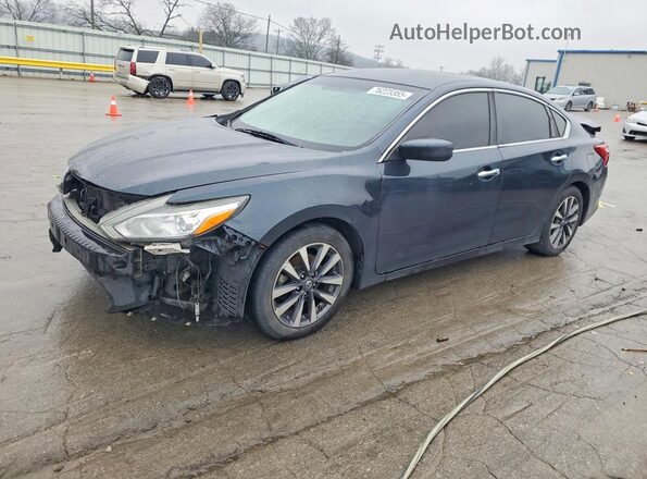 1N4AL3AP2HC190098 2017 NISSAN ALTIMA Black Առջևի ձախ երեք քառորդ տեսարան