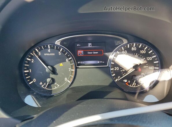 1N4AL3AP4HN358327 2017 NISSAN ALTIMA Серый Вид щитка приборов