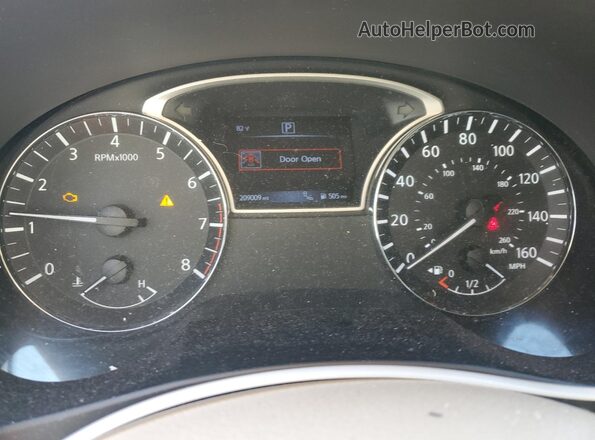 1N4AL3AP8GC287840 2016 NISSAN ALTIMA White ხელსაწყოთა პანელის ხედი