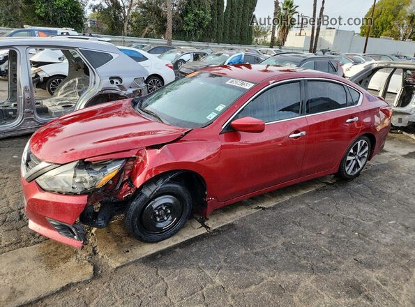 1N4AL3AP8HC276788 2017 NISSAN ALTIMA Red Vista de la etiqueta del VIN