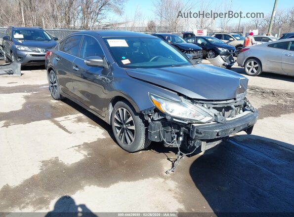 1N4AL3AP9JC168413 2018 NISSAN ALTIMA Серый Передняя правая четверть