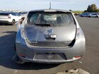 2016 Nissan Leaf S Серый vin: 1N4AZ0CP2GC302388