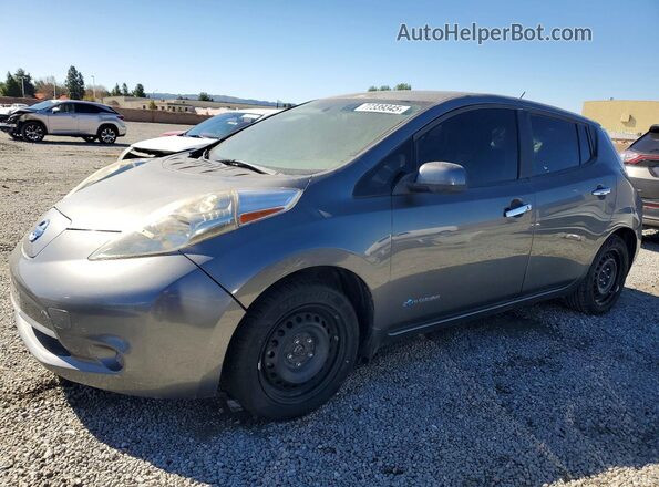 1N4AZ0CP5GC302479 2016 NISSAN LEAF Серый Передняя левая четверть