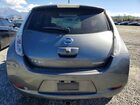 2016 Nissan Leaf S Серый vin: 1N4AZ0CP5GC302479