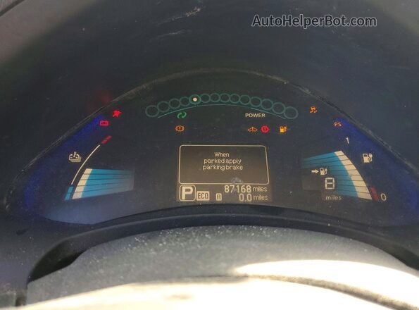 1N4AZ0CP5GC302479 2016 NISSAN LEAF Серый Вид щитка приборов