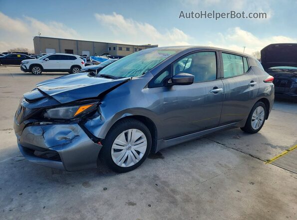 1N4AZ1BV2PC556348 2023 NISSAN LEAF Серый Передняя левая четверть