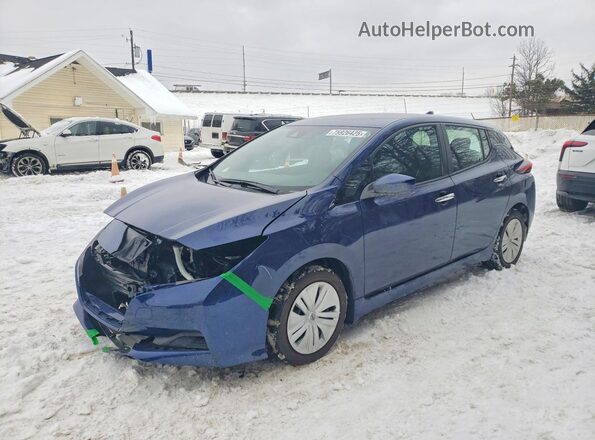 1N4AZ1BV2SC561283 2025 NISSAN LEAF Синий Передняя левая четверть