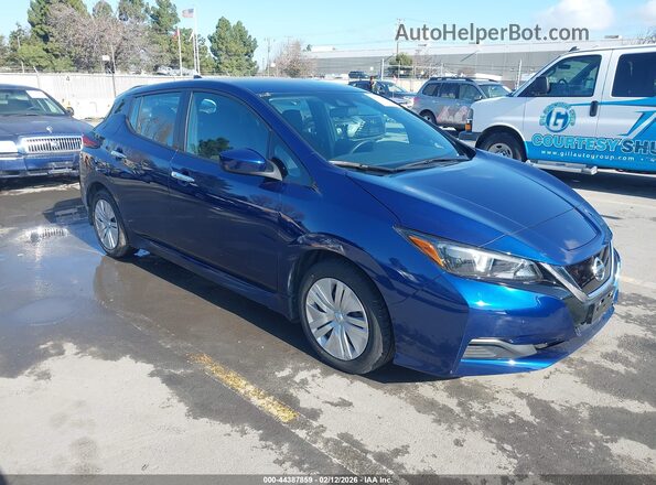 1N4AZ1BV3NC559935 2022 NISSAN LEAF Синий Передняя правая четверть