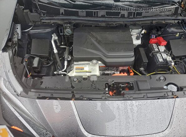 1N4AZ1BV3PC554706 2023 NISSAN LEAF Серый Вид задней части салона