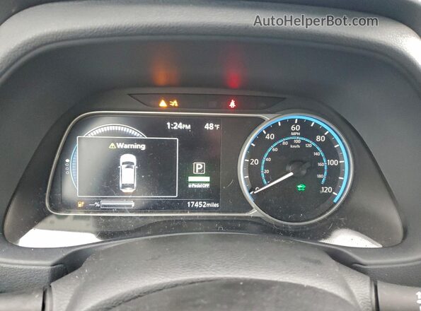 1N4AZ1BV3PC554706 2023 NISSAN LEAF Серый Вид щитка приборов