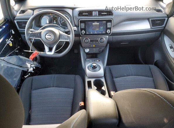 1N4AZ1BV5PC553993 2023 NISSAN LEAF Синий Вид панели приборов