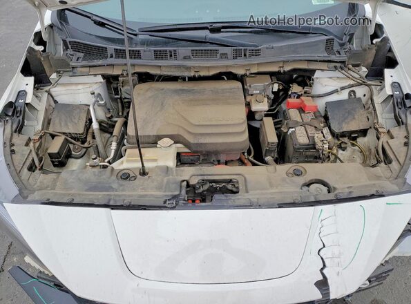 1N4AZ1BV9PC551034 2023 NISSAN LEAF White Vista interior trasera