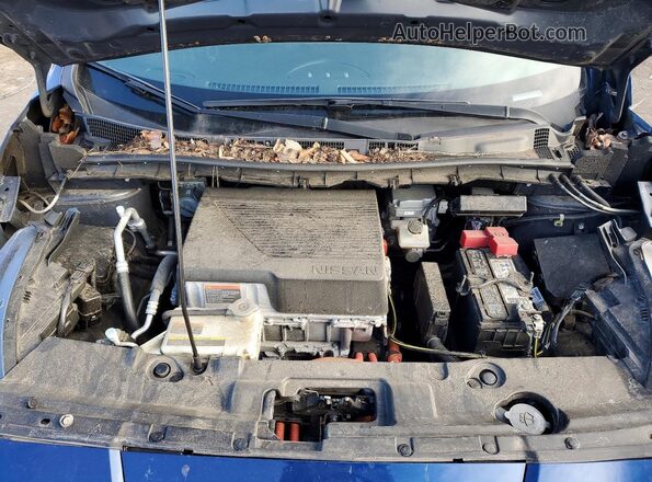 1N4AZ1CP2LC311530 2020 NISSAN LEAF Blue Вид задньої частини салону