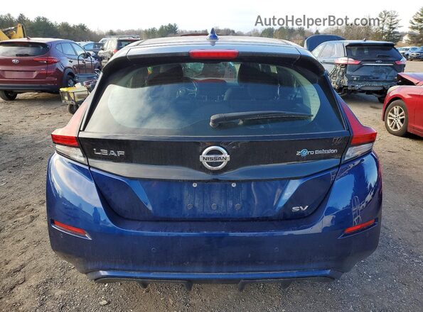 1N4AZ1CP2LC311530 2020 NISSAN LEAF Blue Вид ззаду