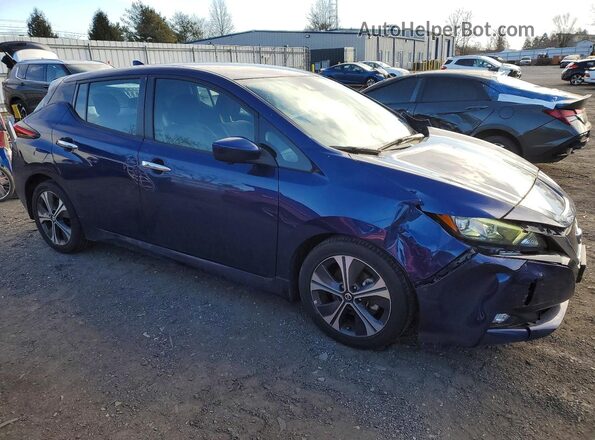 1N4AZ1CP2LC311530 2020 NISSAN LEAF Blue Передня права чверть