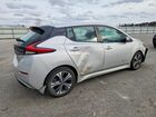 2018 Nissan Leaf S Серебряный vin: 1N4AZ1CP3JC309413