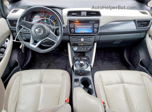1N4AZ1CP4KC306487 2019 NISSAN LEAF Red წინა პანელის ხედი