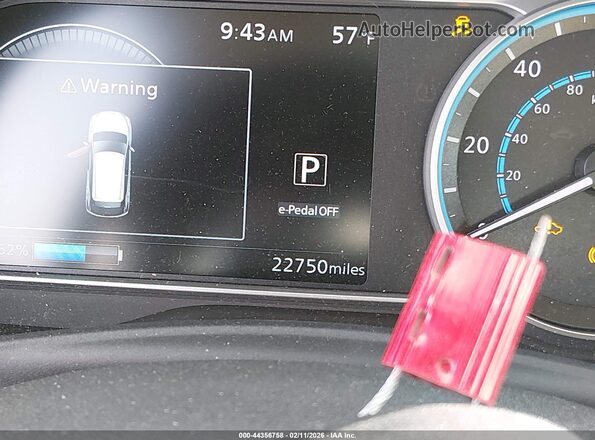 1N4AZ1CP4KC308157 2019 NISSAN LEAF Blue 