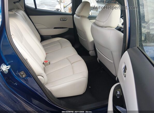 1N4AZ1CP4KC308157 2019 NISSAN LEAF Blue Widok naklejki z numerem VIN