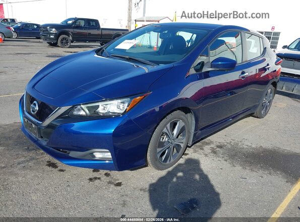 1N4AZ1CP4LC309049 2020 NISSAN LEAF Blue Vista tres cuartos delantera izquierda