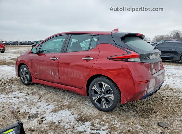 1N4AZ1CP5JC306397 2018 NISSAN LEAF Red Tył lewy