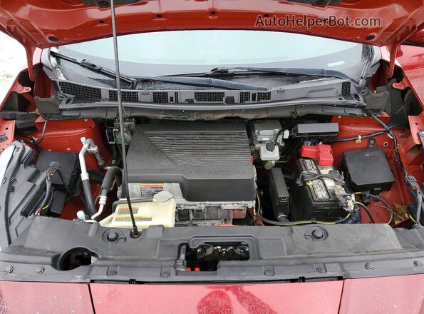 1N4AZ1CP5JC306397 2018 NISSAN LEAF Red Widok wnętrza z tyłu
