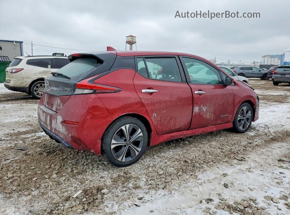 1N4AZ1CP5JC306397 2018 NISSAN LEAF Red Tył prawy