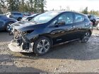 2019 Nissan Leaf Sl Черный vin: 1N4AZ1CP5KC305512