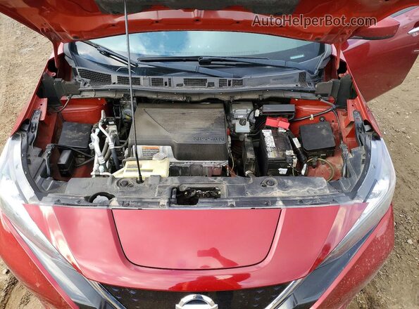1N4AZ1CP9JC301266 2018 NISSAN LEAF Бордовый Вид подкапотного пространства