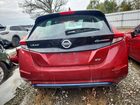 2018 Nissan Leaf S Бордовый vin: 1N4AZ1CP9JC301266