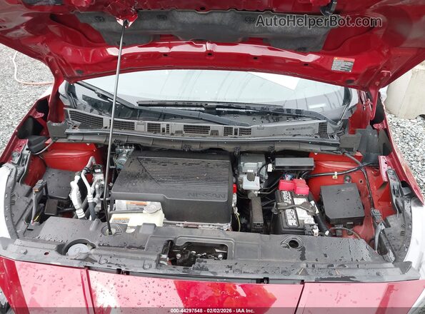 1N4AZ1CPXJC306640 2018 NISSAN LEAF Красный Вид сзади