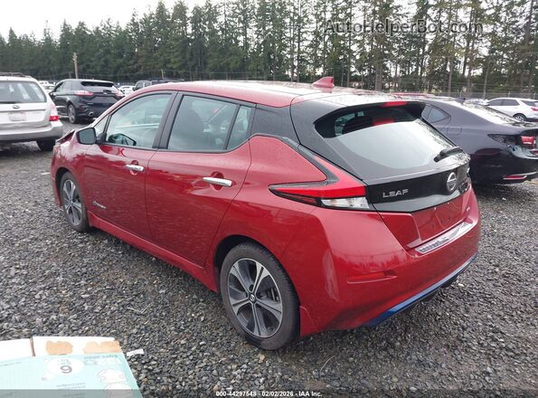 1N4AZ1CPXJC306640 2018 NISSAN LEAF Красный Задняя левая четверть