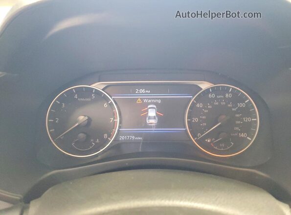 1N4BL4BV2KC130305 2019 NISSAN ALTIMA Белый Вид щитка приборов