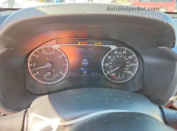 1N4BL4BV3KC167797 2019 NISSAN ALTIMA White Вид щитка приладів