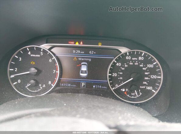 1N4BL4BV5LC140621 2020 NISSAN ALTIMA Black უკანა სავარძლების ხედი