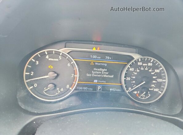 1N4BL4CV0KC127840 2019 NISSAN ALTIMA Black Вид щитка приладів