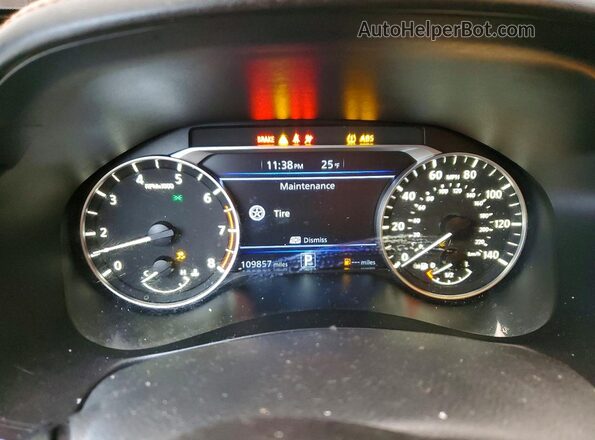 1N4BL4CV5KC155519 2019 NISSAN ALTIMA Blue Вид щитка приладів