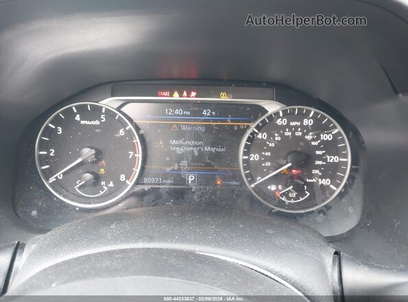 1N4BL4CV9NN319962 2022 NISSAN ALTIMA Gray Вид задніх сидінь