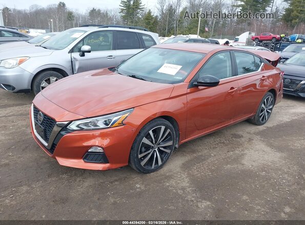 1N4BL4CW0NN368640 2022 NISSAN ALTIMA Orange წინა მარცხენა ხედი სამი მეოთხედიდან
