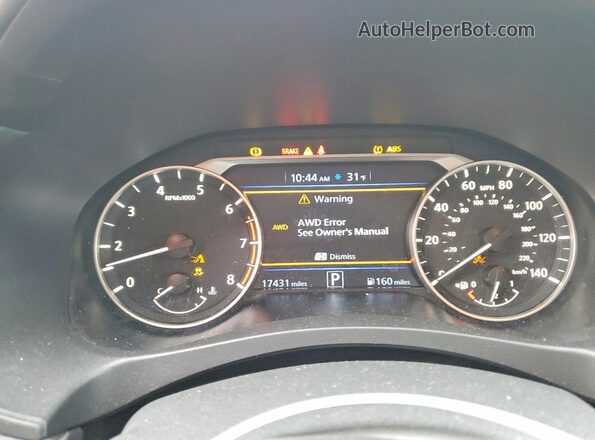 1N4BL4CW4SN353618 2025 NISSAN ALTIMA Gray ხელსაწყოთა პანელის ხედი