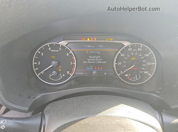 1N4BL4DV2RN384320 2024 NISSAN ALTIMA Серый Вид щитка приборов
