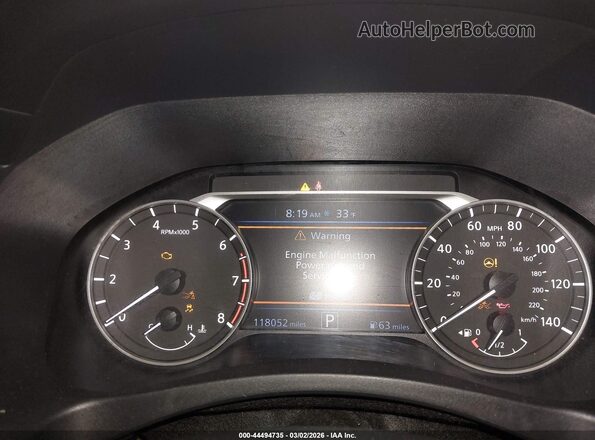 1N4BL4DW4MN374891 2021 NISSAN ALTIMA Черный Вид задних сидений