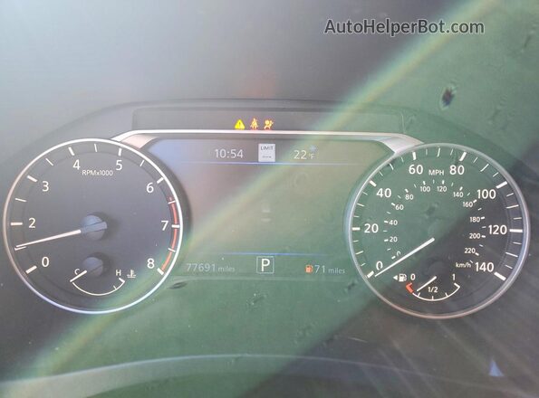 1N4BL4EV0KC197724 2019 NISSAN ALTIMA Серый Вид щитка приборов