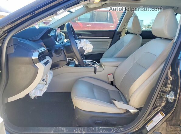 1N4BL4EV8KC147668 2019 NISSAN ALTIMA Black Вид салону спереду