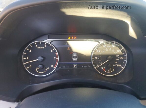 1N4BL4EV8KC147668 2019 NISSAN ALTIMA Black Вид щитка приладів