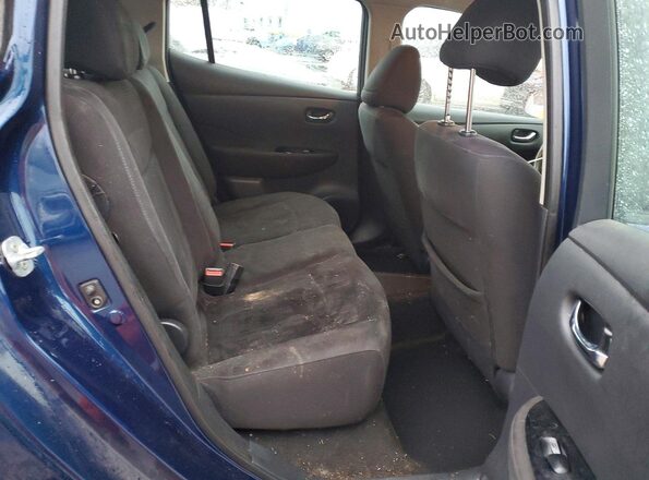 1N4BZ0CP0HC304856 2017 NISSAN LEAF Синий Вид задних сидений
