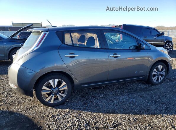 1N4BZ0CP1HC306664 2017 NISSAN LEAF Gray Задня права чверть